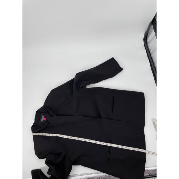 Vince Camuto Womens XXL Blazer Jacket Black Classic Single-Button Dark Academia - Picture 7 of 7